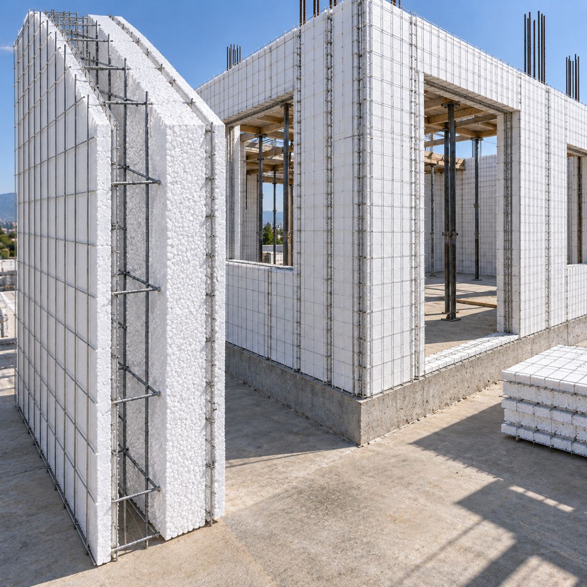 Paneles de poliestireno expandido EPS para construcción